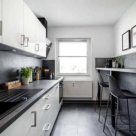 Apartment Staytona With Ac & Balcony, Wifi & Workspace Near Frankfurt *