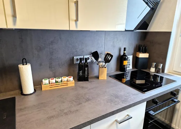 Staytona Klima Balkon 2-arbeitsplaetze Nahe Ffm Appartamento