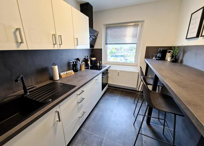 Appartamento Staytona Klima Balkon 2-arbeitsplaetze Nahe Ffm Erlensee