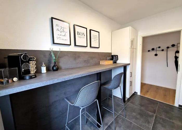 Appartamento Staytona Klima Balkon 2-arbeitsplaetze Nahe Ffm